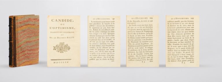 Voltaire - Convert expertises livres littérature XVIIIe