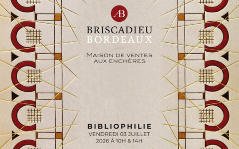 Bibliophilie – 3 juillet 2026 – Briscadieu Bordeaux